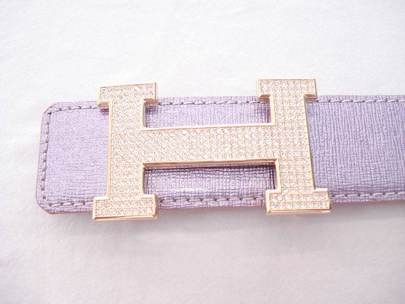 Hermes Belt 2009 purple